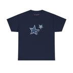 Shooting Stars Classic Tee in Navy, front