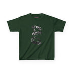 Heels Baby Tee in Forest Green, front