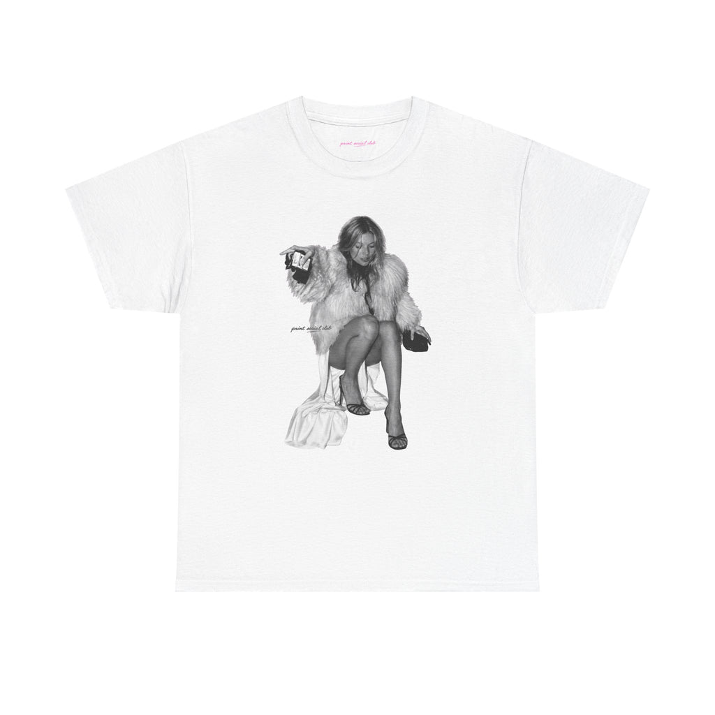 Moss Classic Tee in White, front