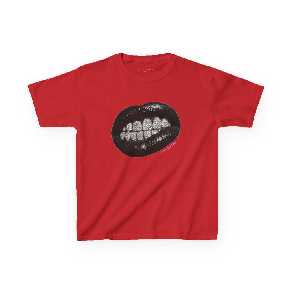 Grrr Baby Tee in Red, front