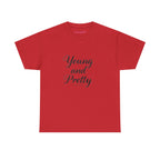 Young & Pretty Classic Tee in Red, front
