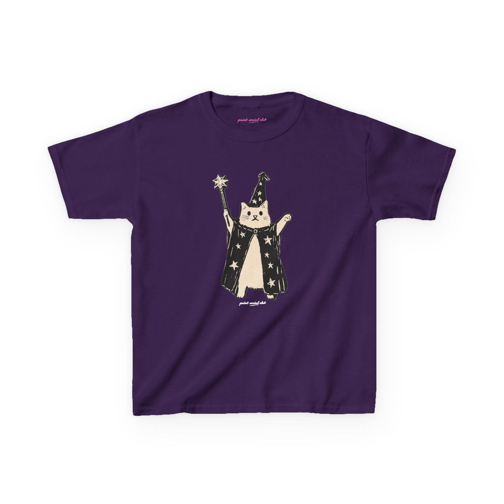 Wizard Cat Baby Tee, front