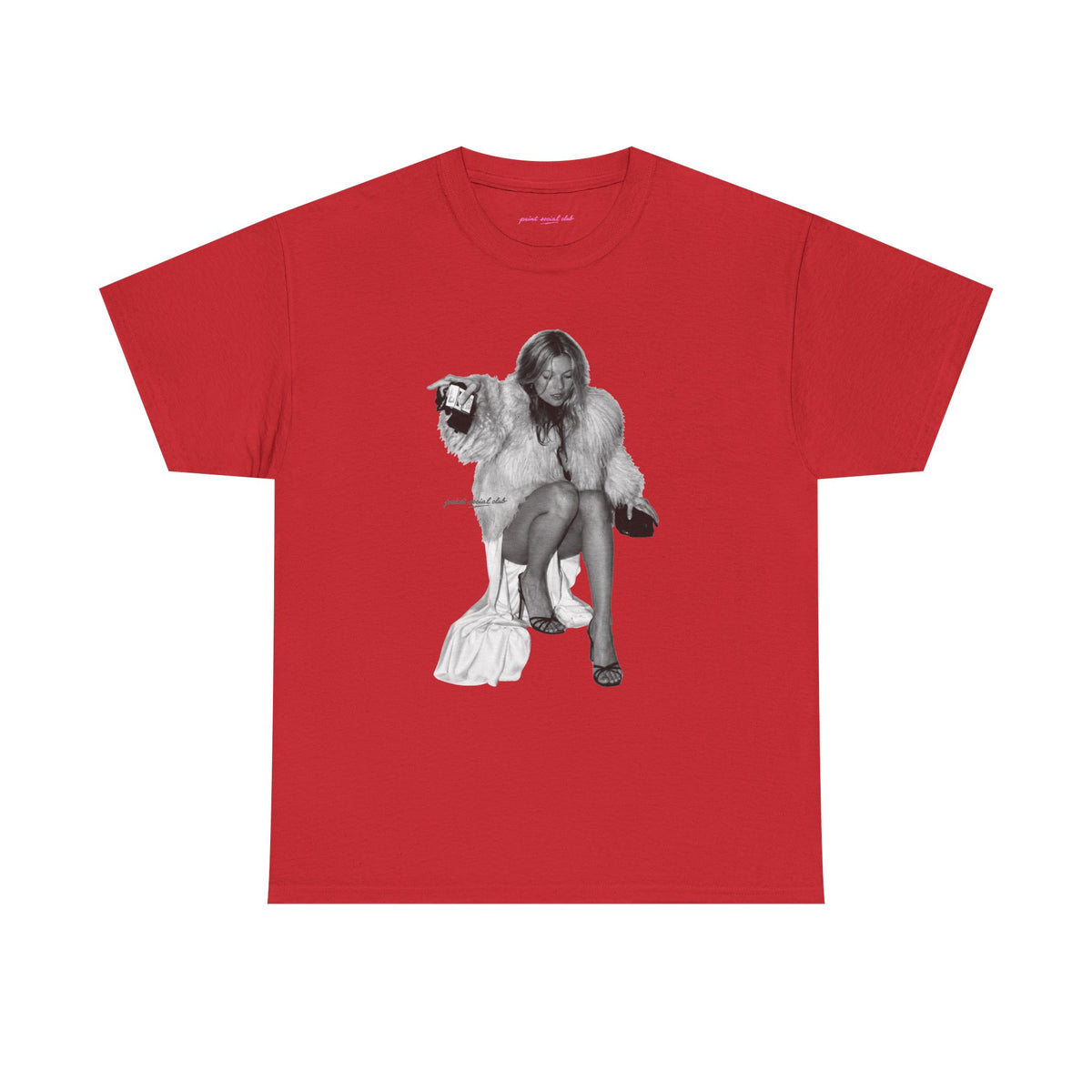 Moss Classic Tee in Red, front