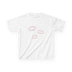 Print Kisses Baby Tee, front