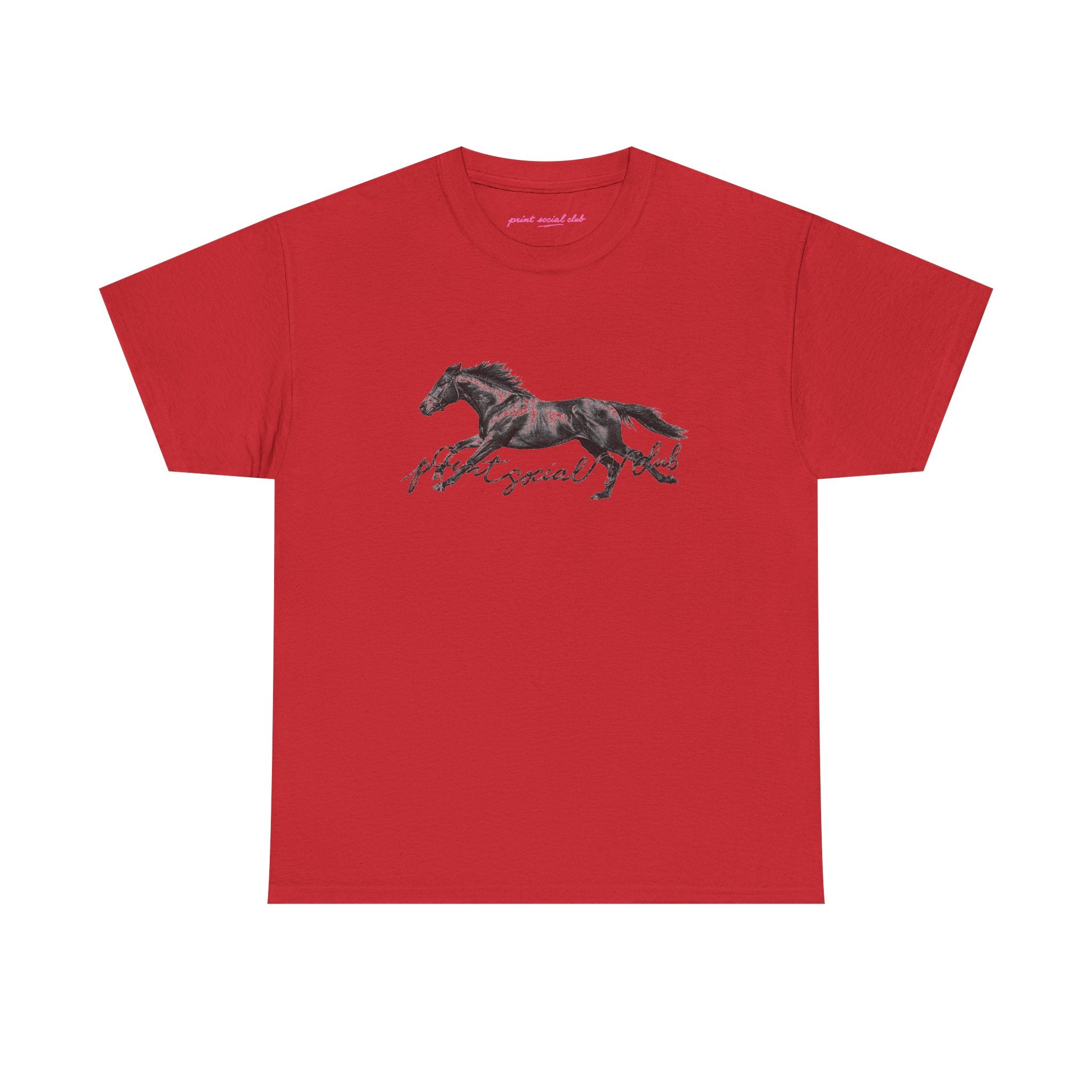 The Horse Classic Tee in Red, front