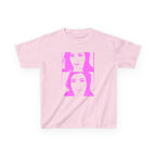 Kim2016 Baby Tee in Light Pink, front
