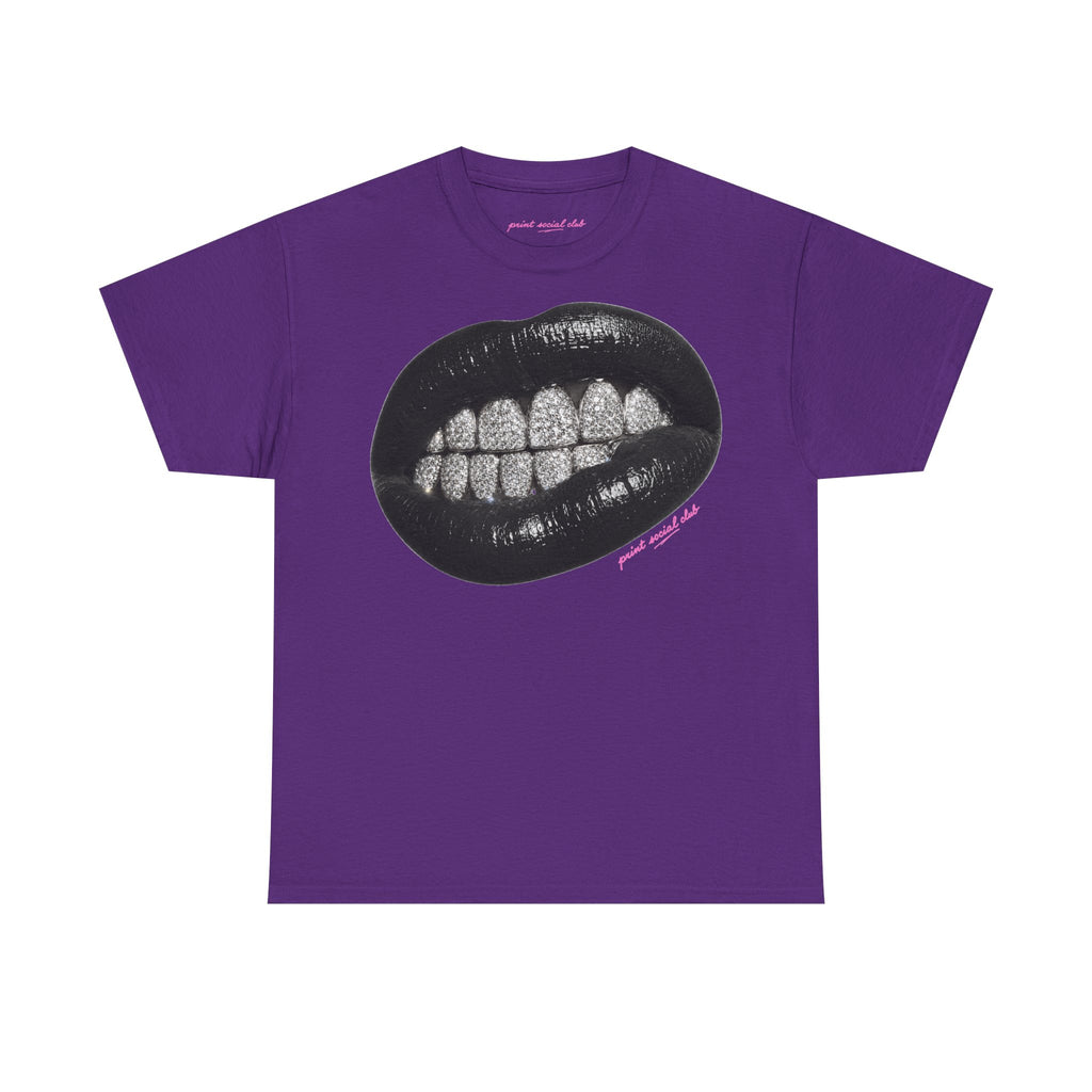 Grrr Classic Tee in Purple, front
