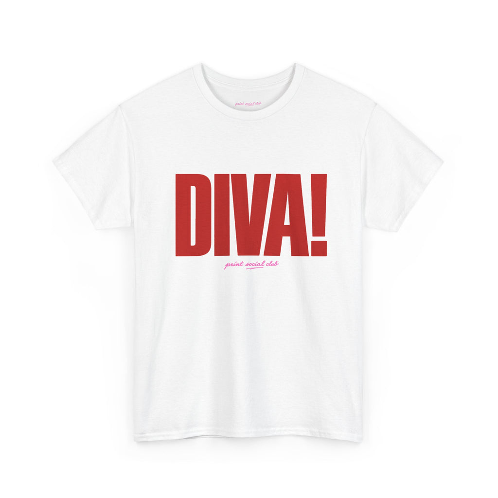 DIVA! Classic Tee, front