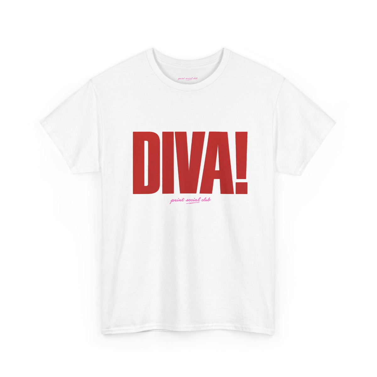DIVA! Classic Tee, front