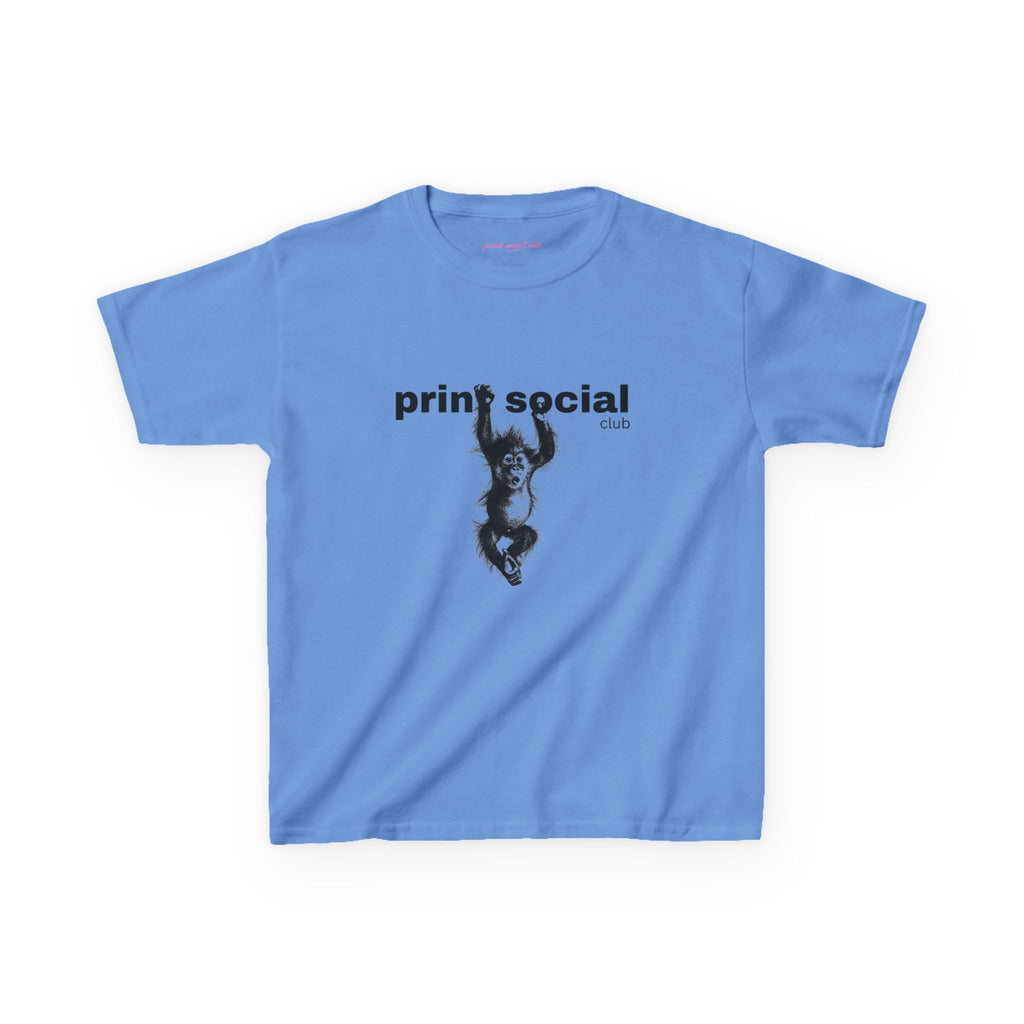 Save Wild Monkeys Baby Tee, front