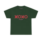 XOXO Classic Tee in Forest Green, front