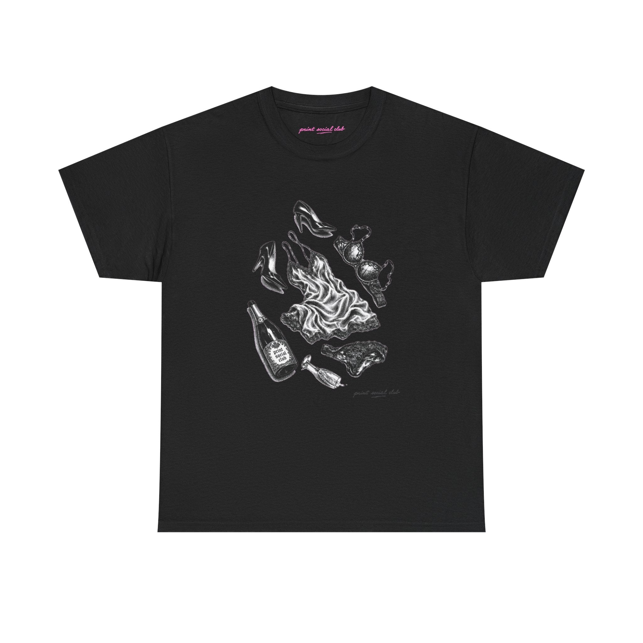 The Aftermath Classic Tee in Black, front