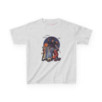 Trick Or Treaters Baby Tee in Ash, front