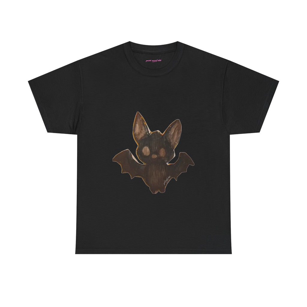Little Bat Classic Tee in Black, front