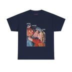 Pumpkin Kiss Classic Tee in Navy, front