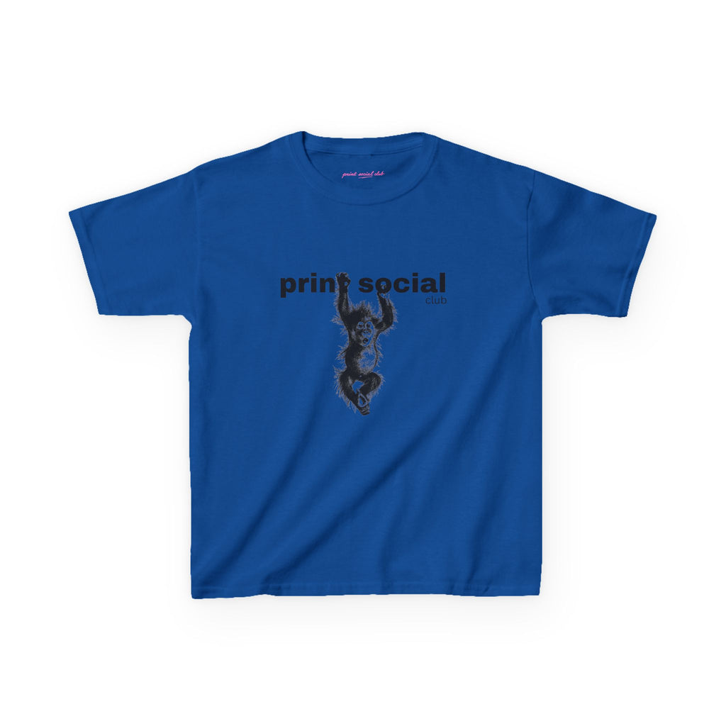 Save Wild Monkeys Baby Tee, front