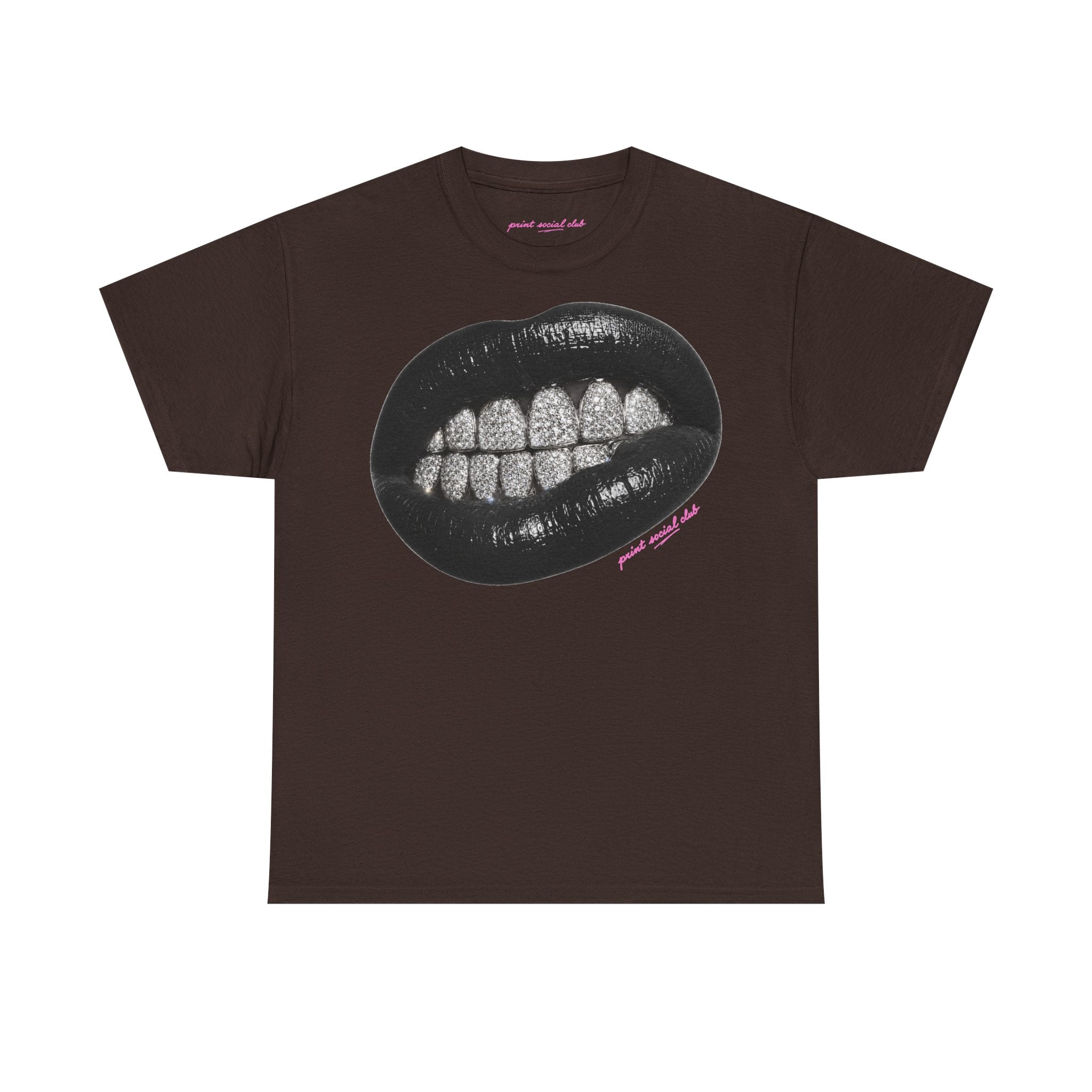 Grrr Classic Tee in Dark Chocolate, front