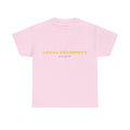 Local Celebrity Classic Tee in Light Pink, front