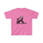 Camera Kid Baby Tee in Azalea, front