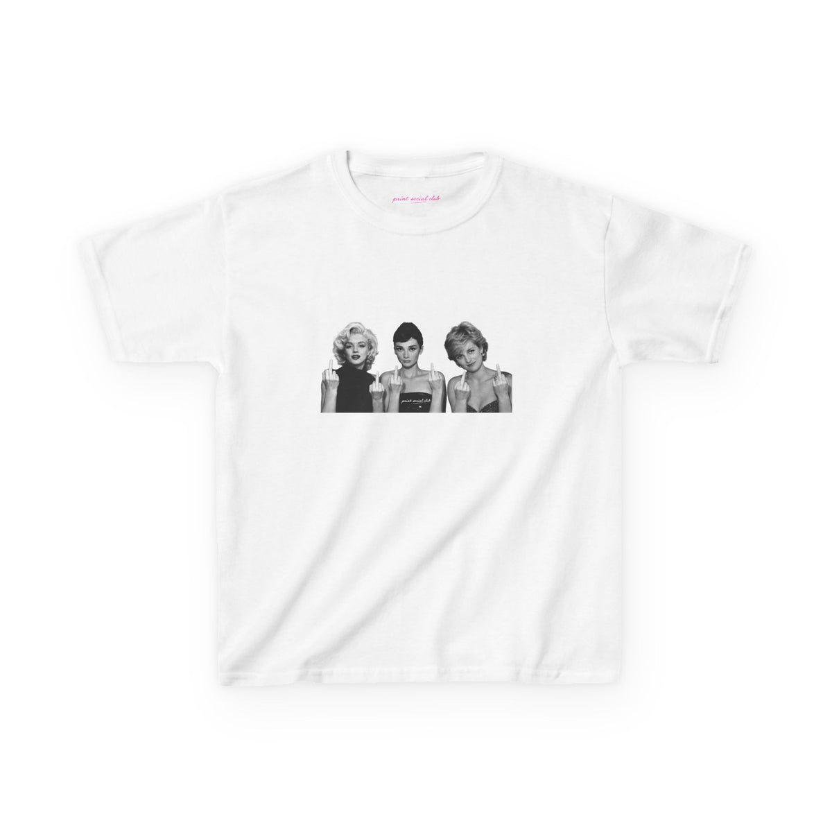 Iconic 3 Baby Tee, front