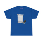 Smoking Kills Classic Tee in Royal, front