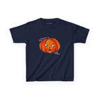 Halloween 26 Baby Tee in Navy, front