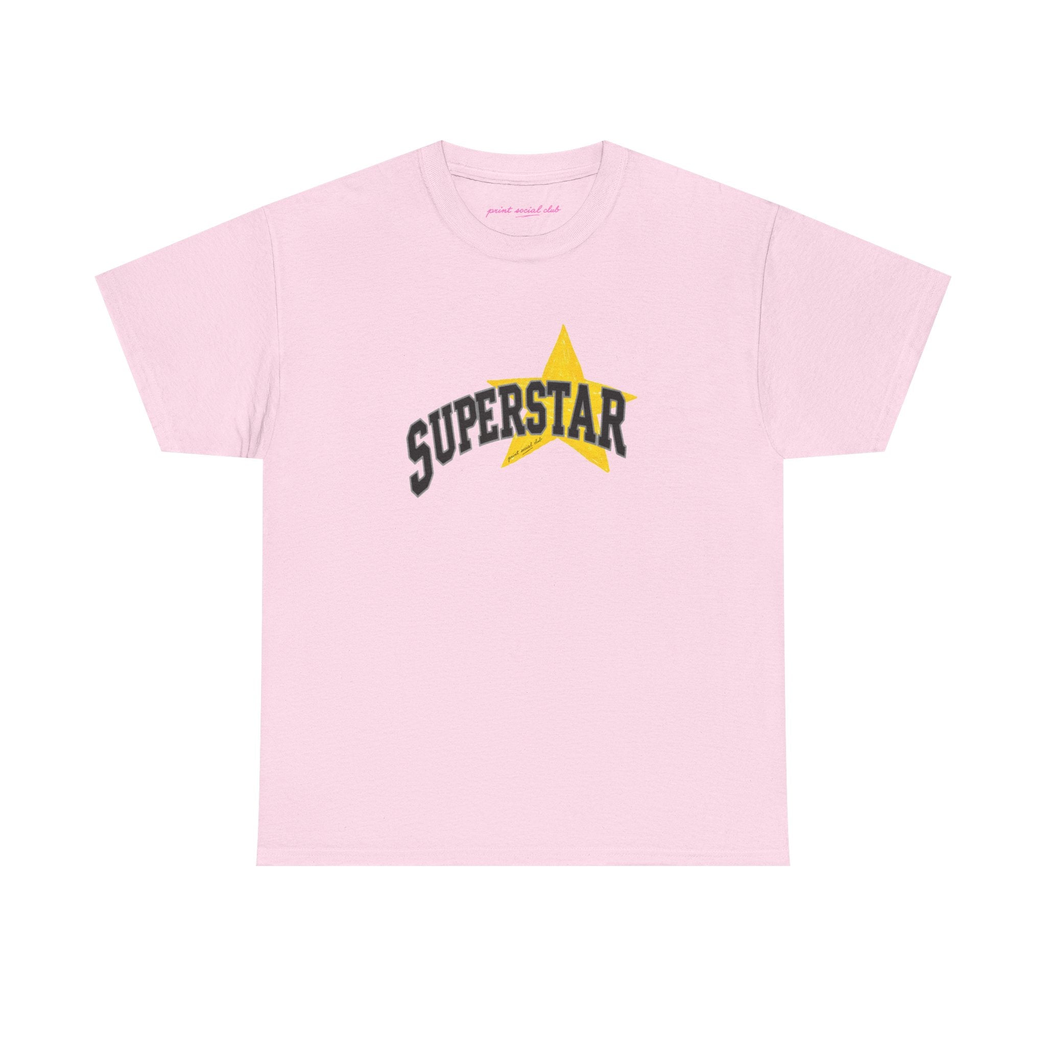 Superstar Classic Tee in Light Pink, front