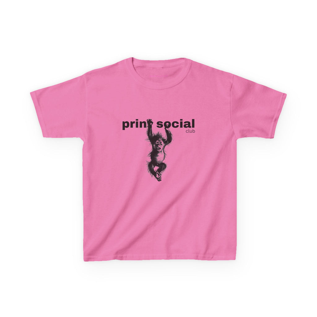 Save Wild Monkeys Baby Tee, front