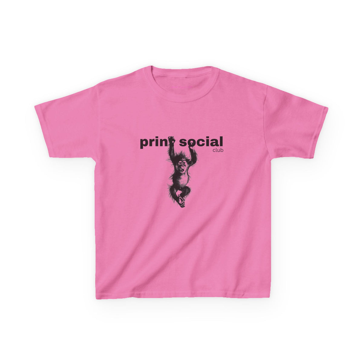 Save Wild Monkeys Baby Tee, front