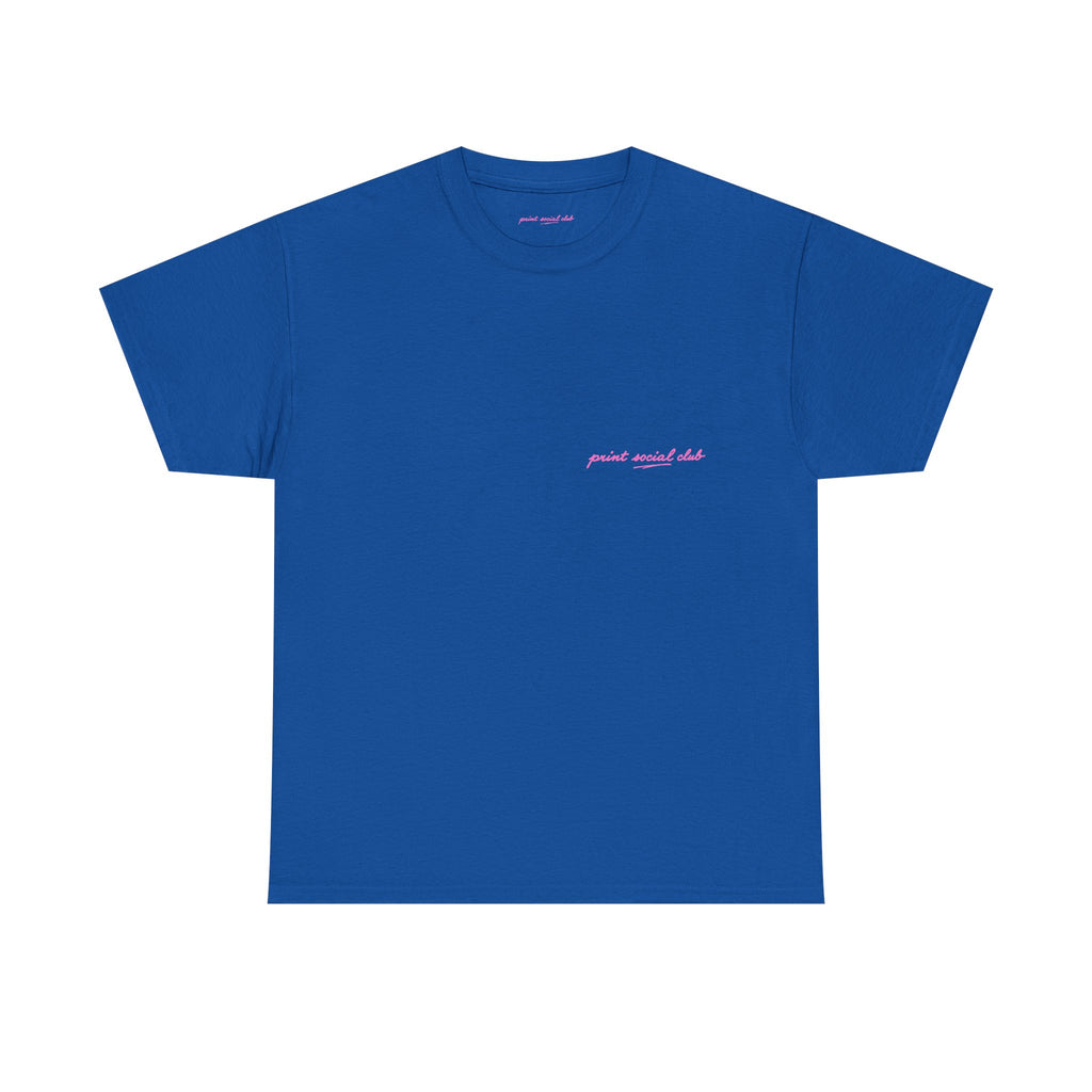 LNF Classic Tee in Royal, front