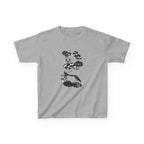 Heels Baby Tee in Sport Grey, front