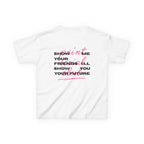Friends Baby Tee in White, front