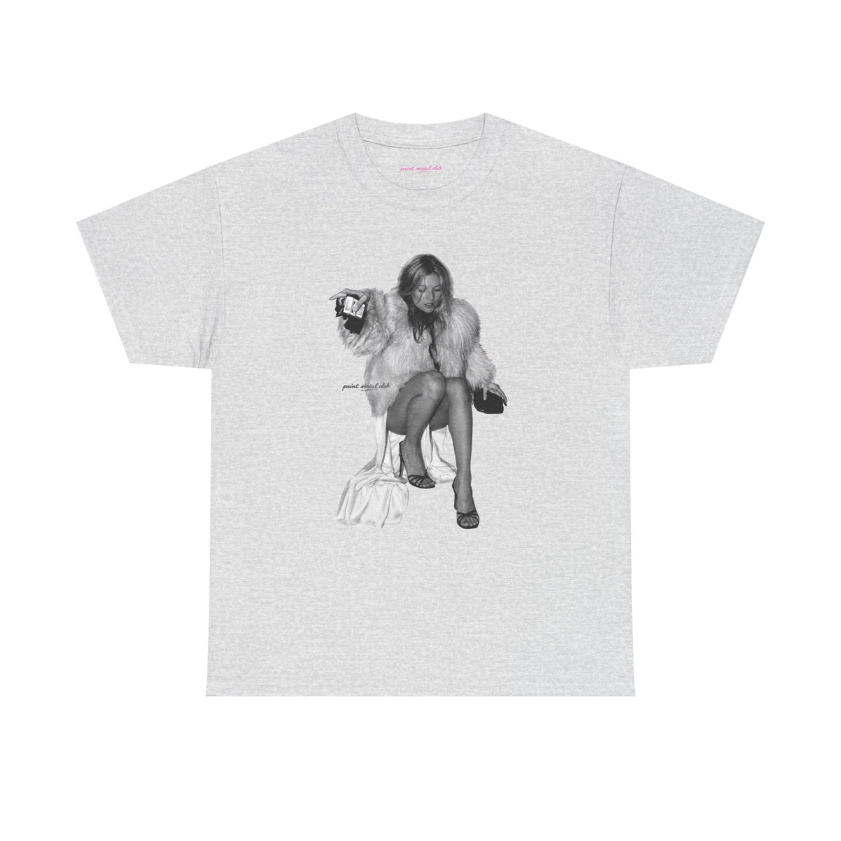 Moss Classic Tee in Ash, front