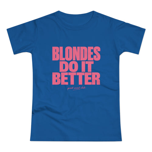Blondes do it better