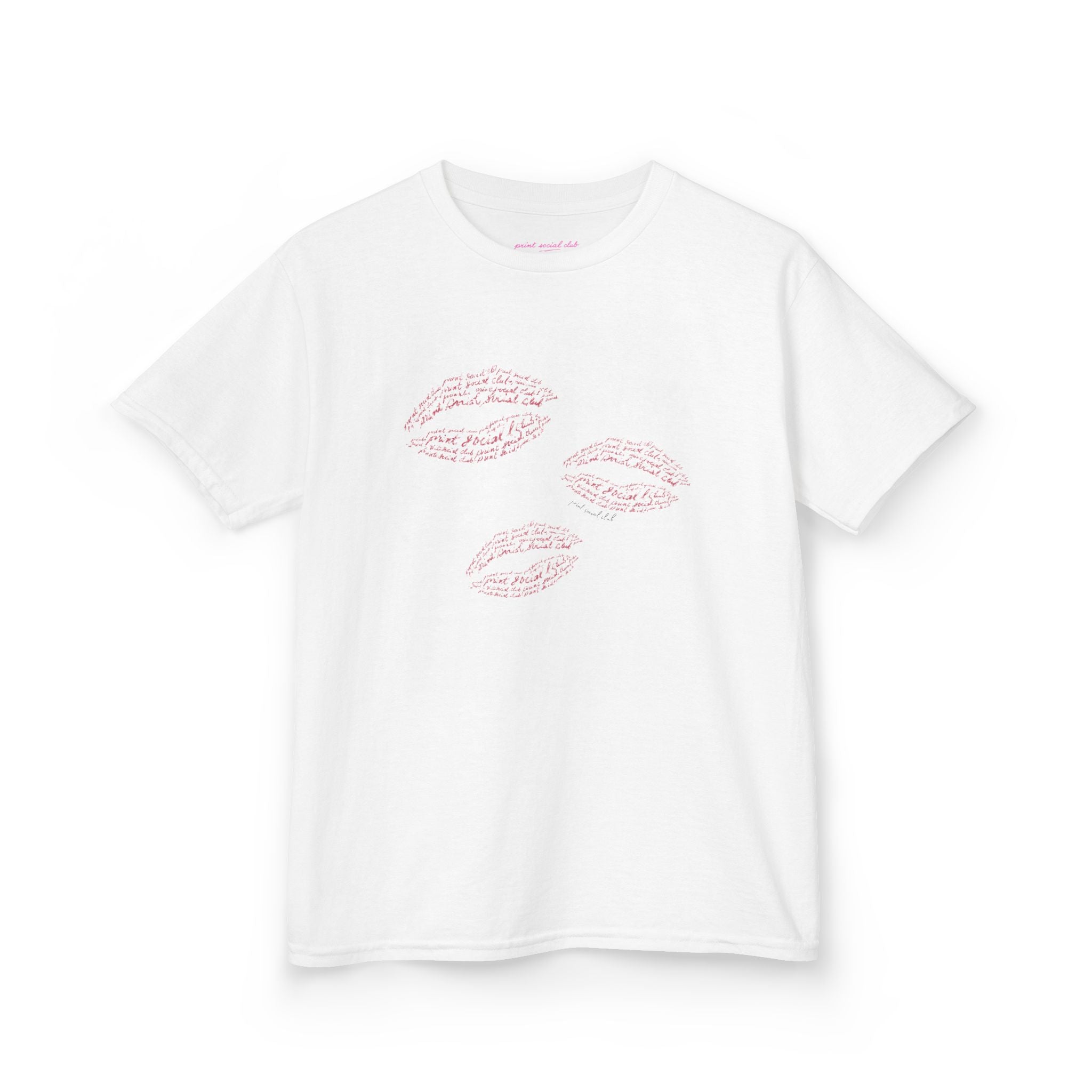Print Kisses Baby Tee