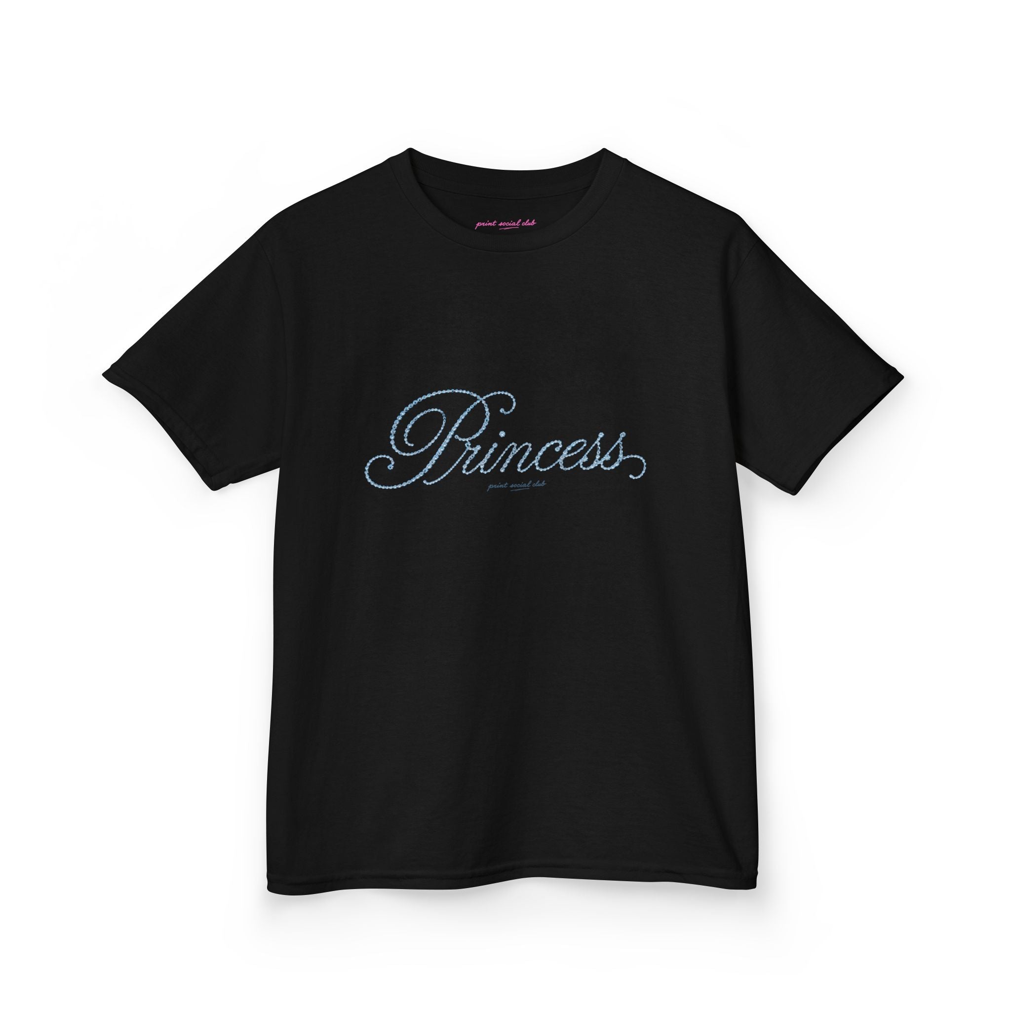 Blue Princess Baby Tee