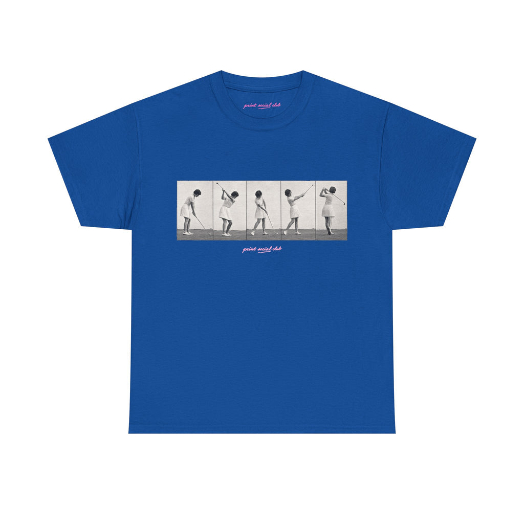 PSC Golf Club Classic Tee in Royal, front