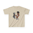 News Baby Tee in Sand, front