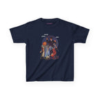 Trick Or Treaters Baby Tee in Navy, front