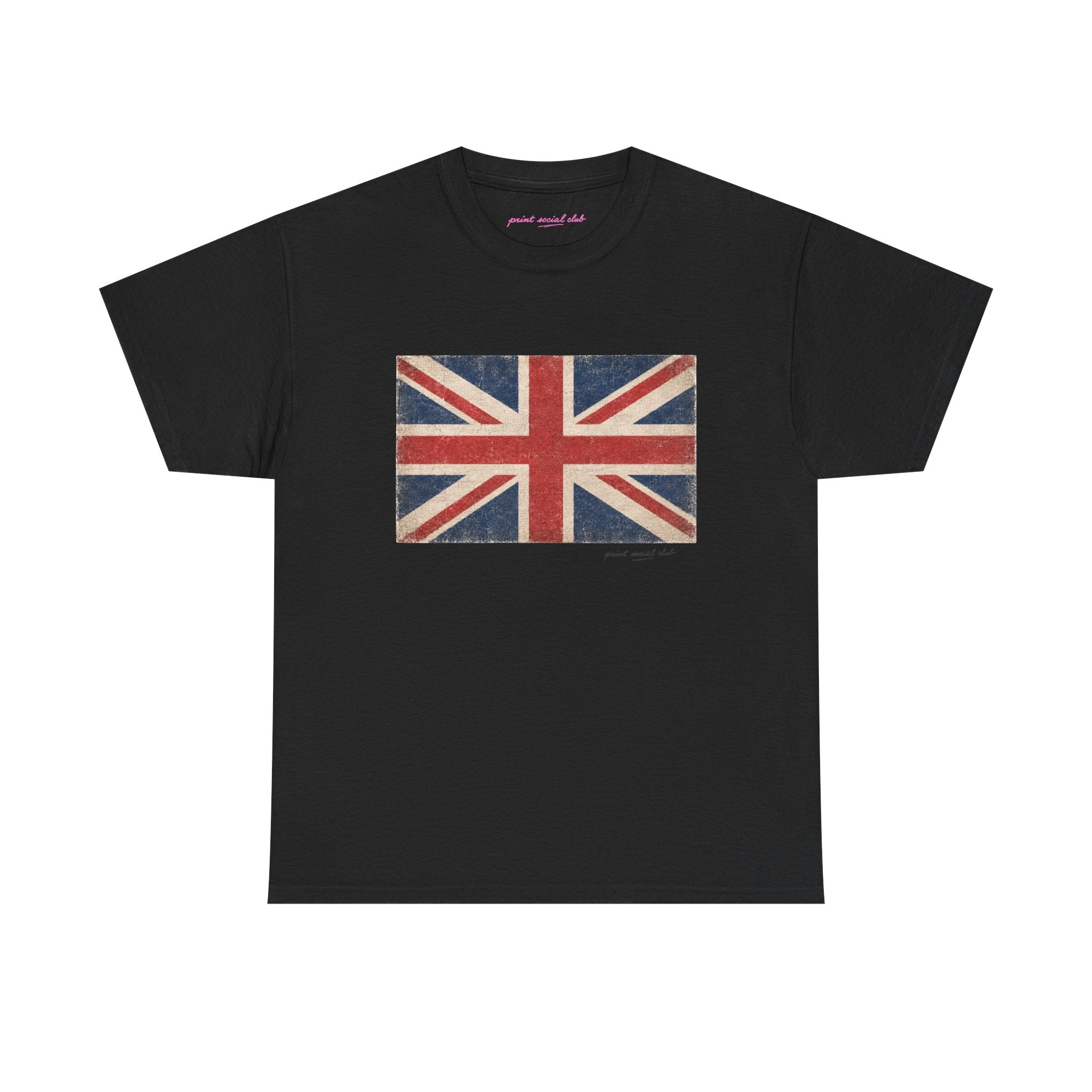 United Jack Classic Tee in Black, front