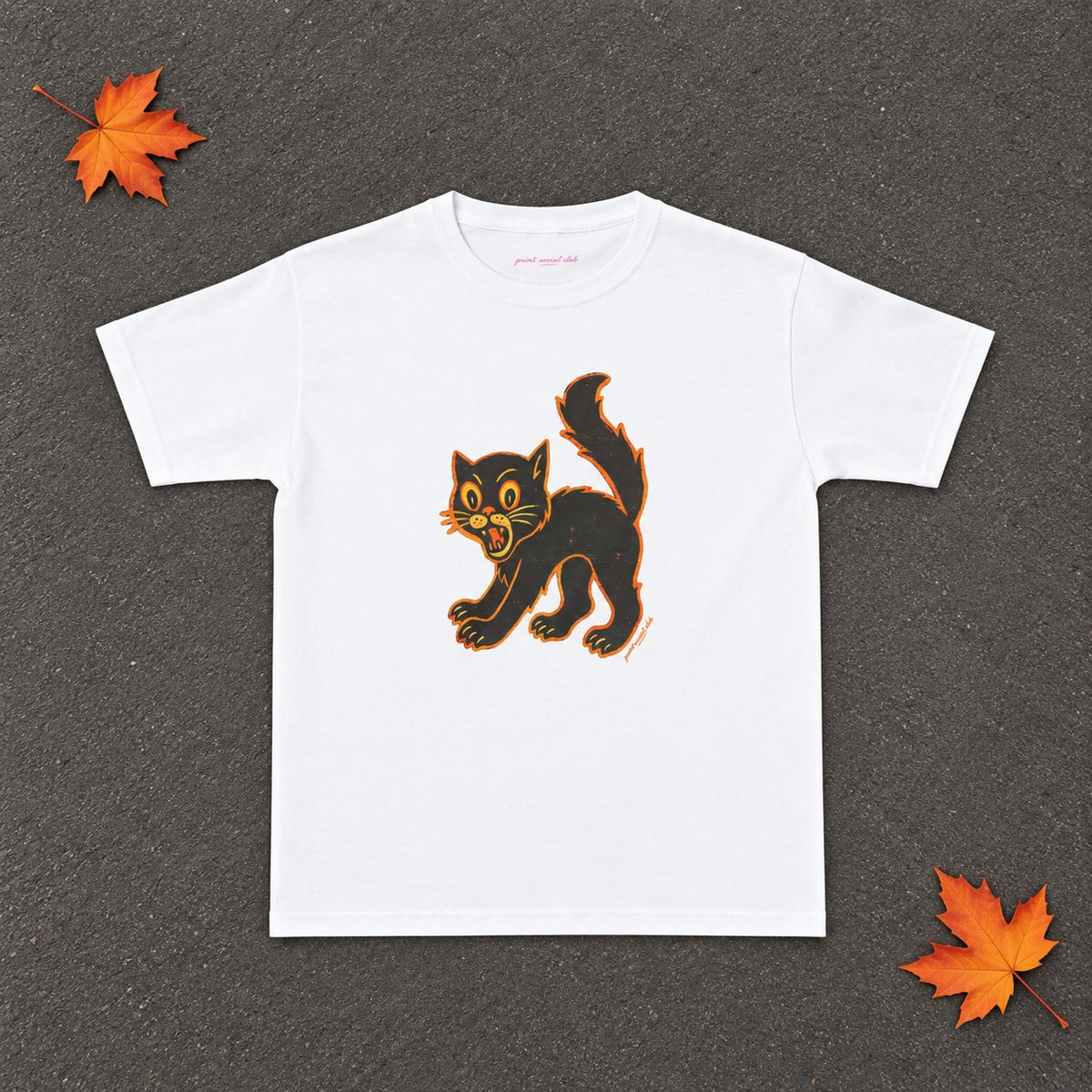 Black Cat Baby Tee