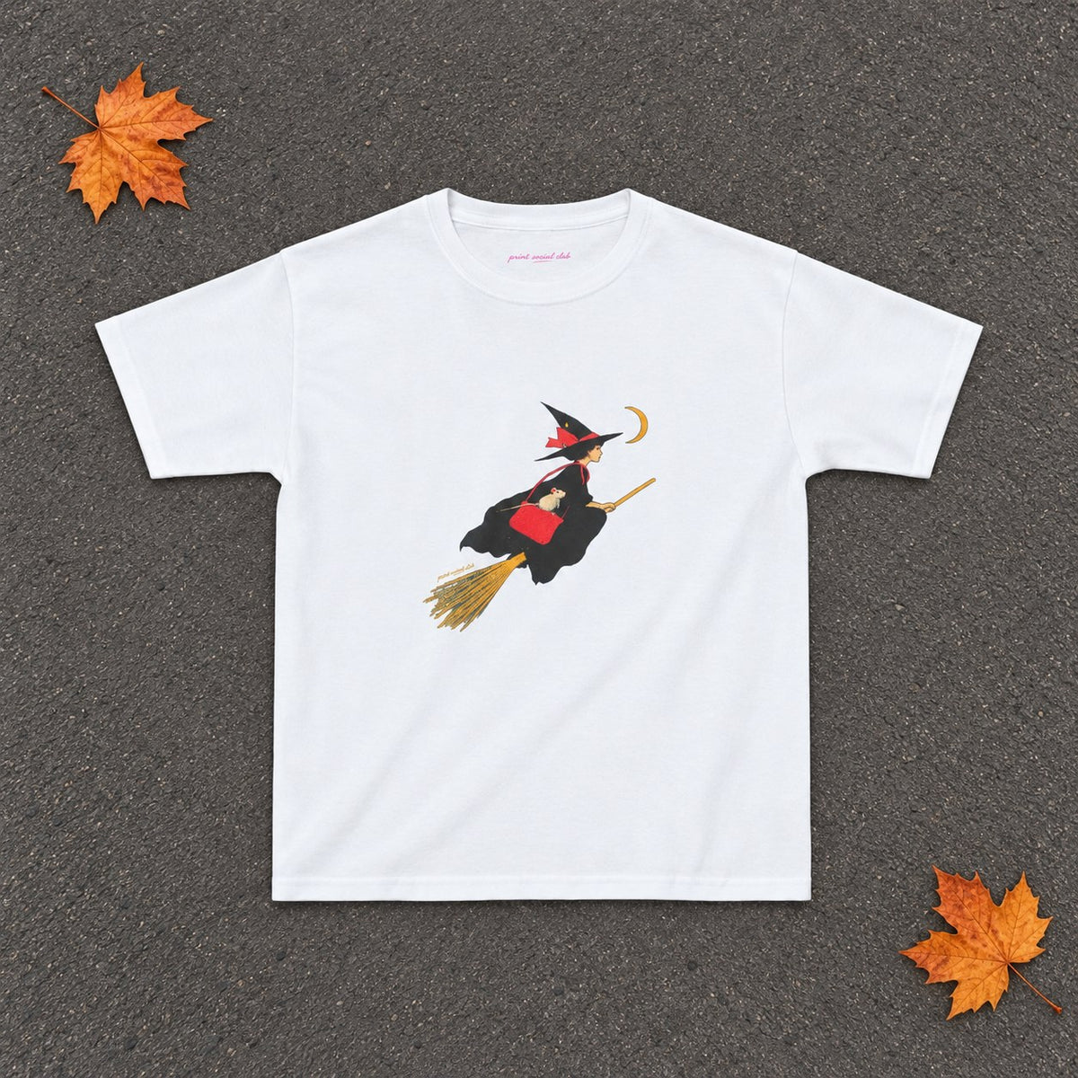 Flying Witch Baby Tee