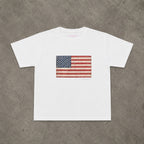 American Baby Tee flat lay