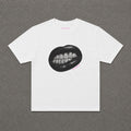 Grrr Baby Tee in White, flat lay