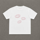 Print Kisses Baby Tee