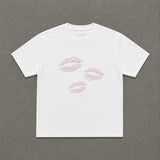 Print Kisses Baby Tee