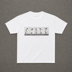 PSC Golf Club Baby Tee in White, flat lay