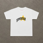 Superstar Baby Tee in White, flat lay