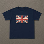 United Jack Baby Tee in Navy, flat lay