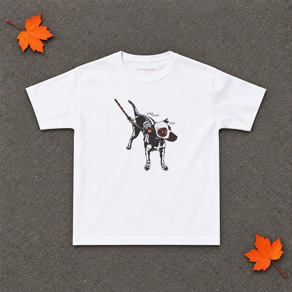 Skeleton Dog Baby Tee